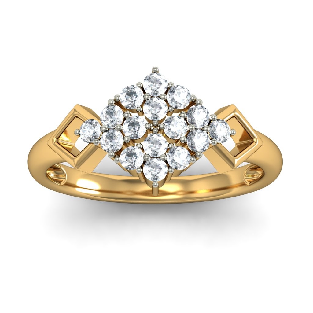 The Helios Cluster Cocktail Ring | BlueStone.com