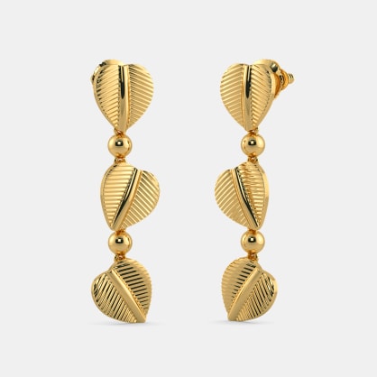 The Tethered Bract Earrings | BlueStone.com