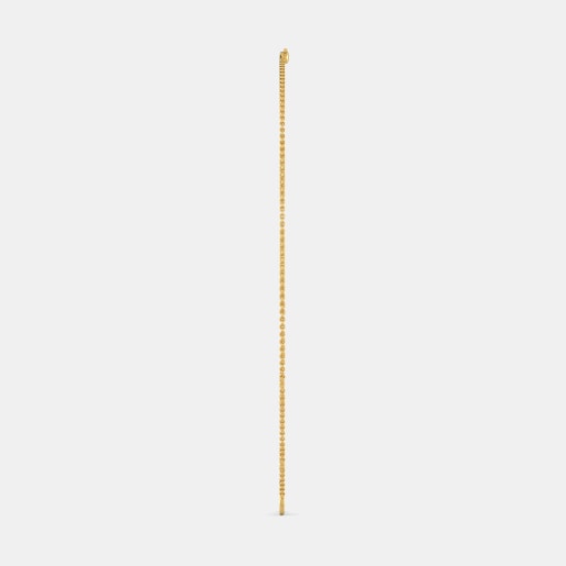 Diamond Necklace In Yellow Gold (5.59 Gram) With Diamonds (0.080 Ct)