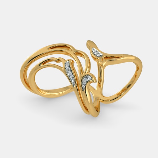 Buy 1000+ Women's Gold Ring Designs Online in India 2018 | BlueStone