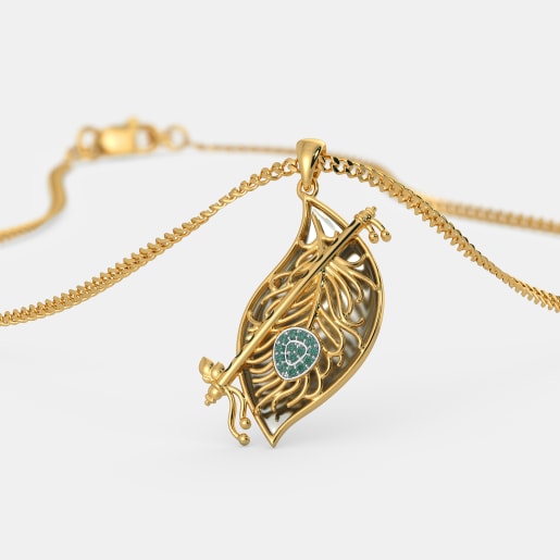 Krishna Flute Pendants Buy Krishna Flute Pendant Designs Online in India 2018 BlueStone